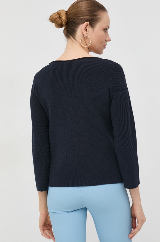 Îmbrăcăminte Marella pulover de bumbac 2333610834200 bleumarin