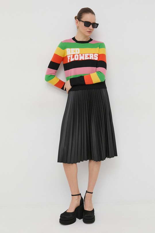 Red Valentino sweter wełniany 2R3KC16G6RJ multicolor SS23