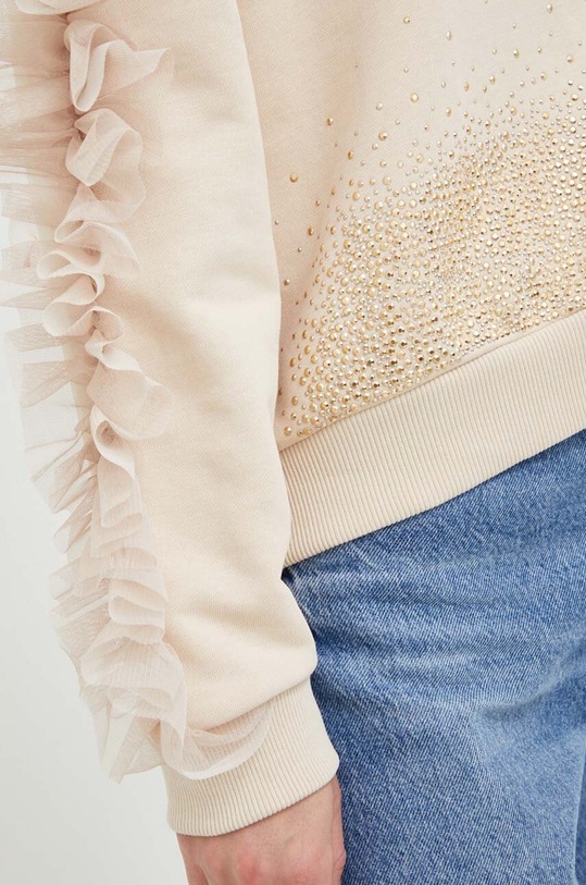 Bavlnená mikina Liu Jo WA3150.F0933 béžová