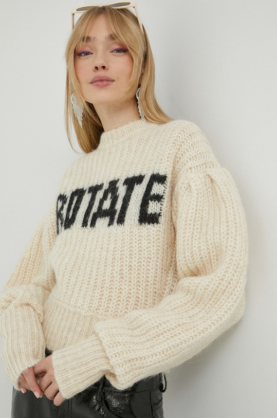 Rotate pulover groase bej RT2287