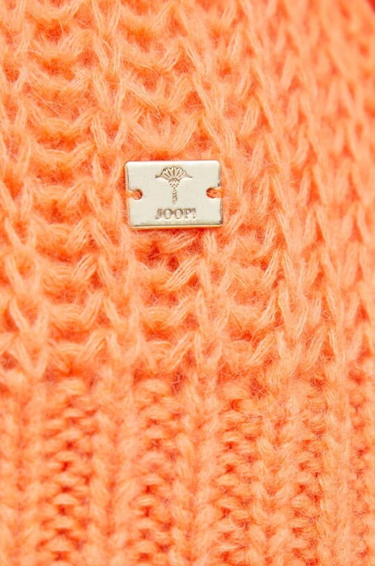 Joop! sweter z domieszką wełny 30038125 pomarańczowy