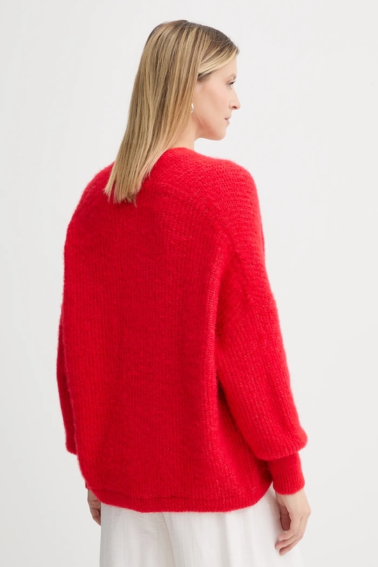 Oblečení Kardigan s příměsí vlny American Vintage EAST19A červená