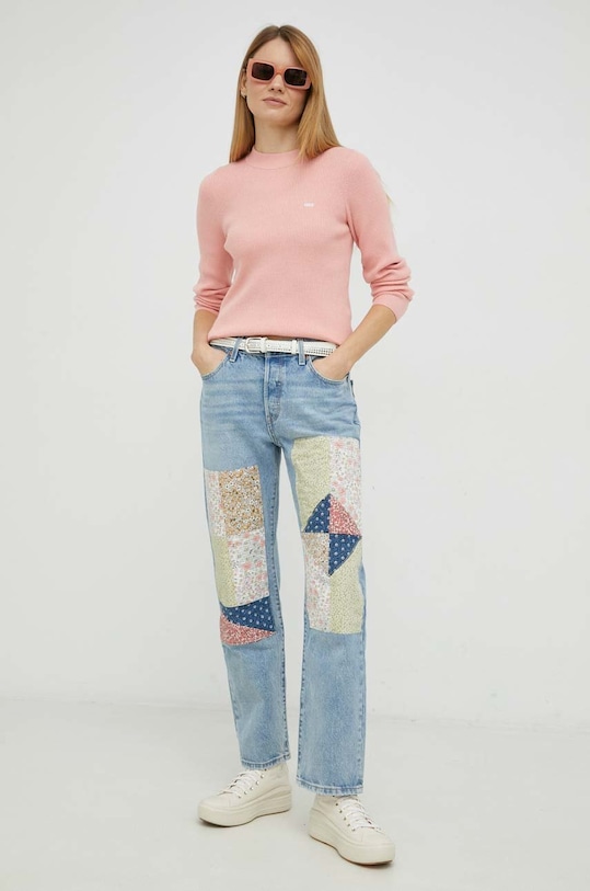 Levi's sweter A0719.0012 różowy SS23