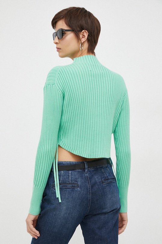 Odzież Calvin Klein Jeans sweter bawełniany J20J220708.PPYX zielony