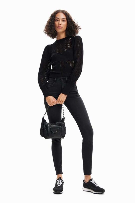 Odzież Desigual sweter 23SWJF13 czarny