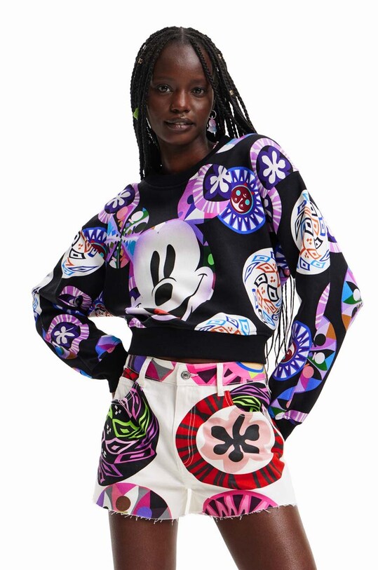Desigual hanorac de bumbac 23SWSK25 multicolor SS23