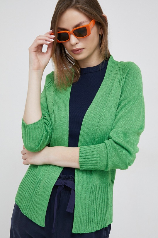 Pennyblack cardigan a maglia fine verde 23410223