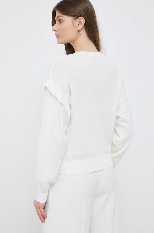 Îmbrăcăminte United Colors of Benetton pulover de bumbac 105FD105M.074 alb