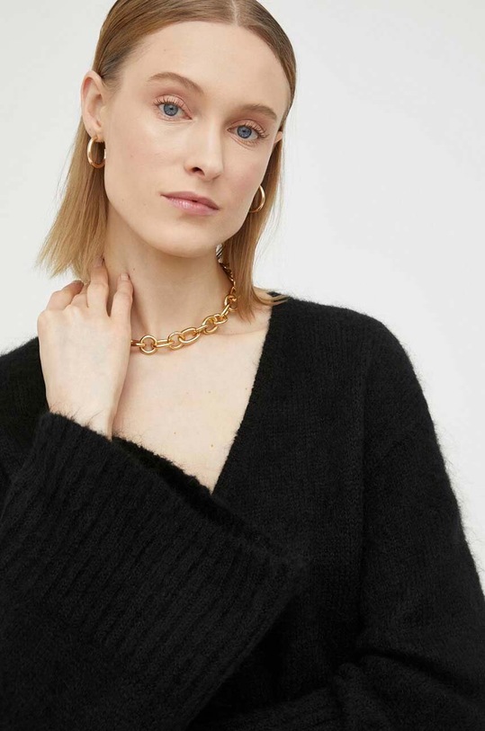 Vlněný svetr By Malene Birger Q71340011 černá