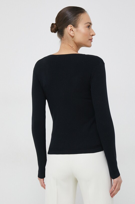 Odjeća Pamučni pulover United Colors of Benetton 1091D1M08.100. crna