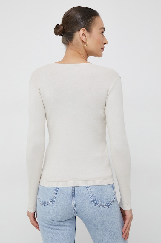 Odzież United Colors of Benetton sweter bawełniany 1091D1M08.152 beżowy