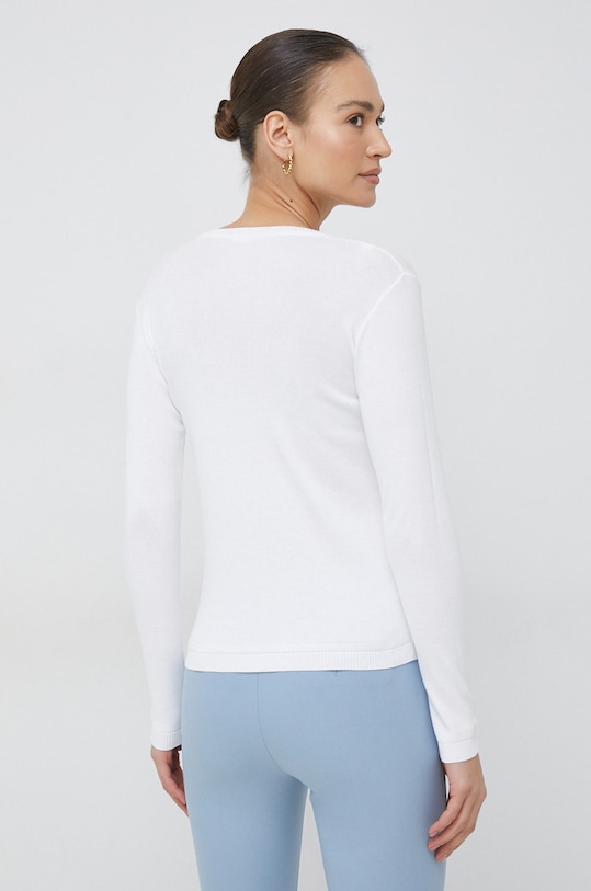 Oblečení Bavlněný kardigan United Colors of Benetton 1091D5558.101 bílá