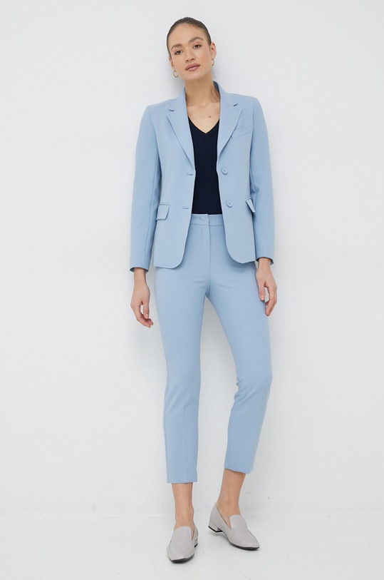 United Colors of Benetton pulover de bumbac 1091D4625.016 bleumarin AA00