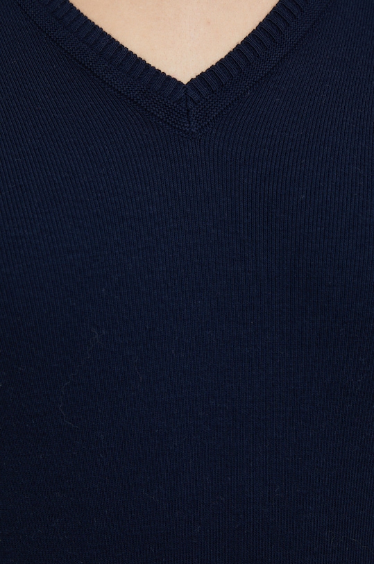 Bavlnený sveter United Colors of Benetton 1091D4625.016 tmavomodrá