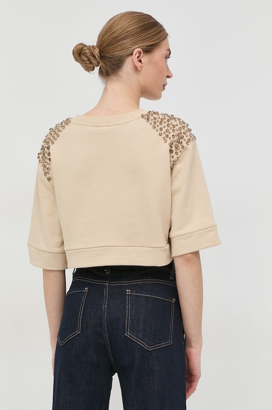 Odzież Pinko bluza bawełniana 100374.A0L7 beżowy
