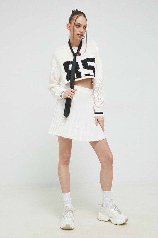 Tommy Jeans pulóver DW0DW15396.PPYX bézs SS23