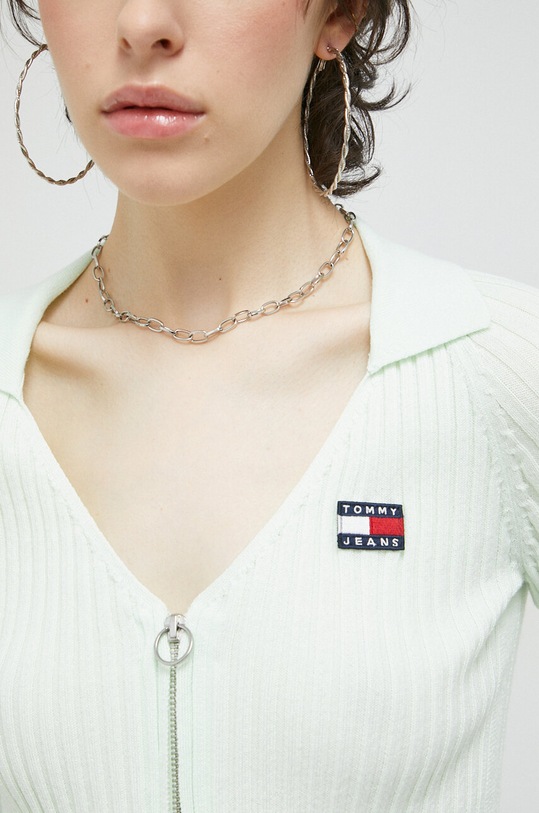 Kardigan Tommy Jeans DW0DW15783.PPYX zelená