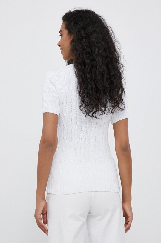 Odzież Polo Ralph Lauren sweter bawełniany 211895379 biały