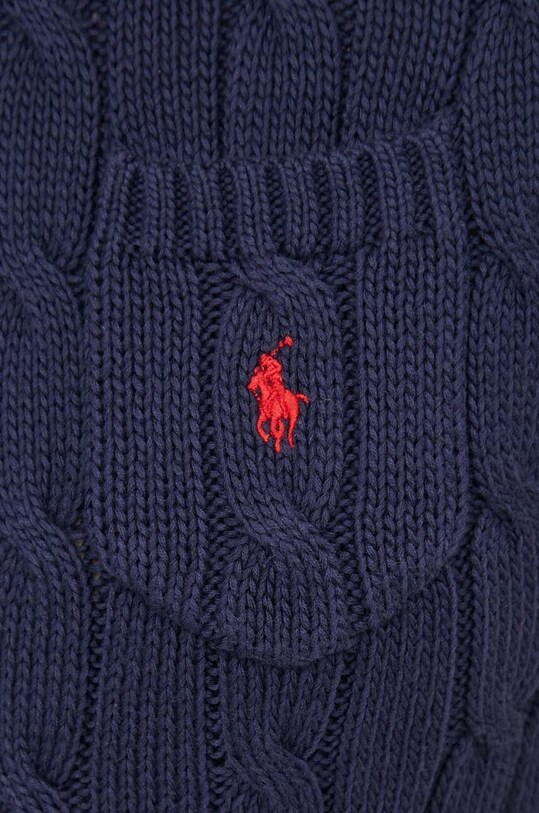 Βαμβακερό πουλόβερ Polo Ralph Lauren 211895379 σκούρο μπλε