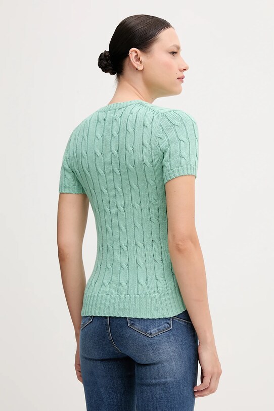 Дрехи Памучен пуловер Polo Ralph Lauren 211895379 тюркоазен
