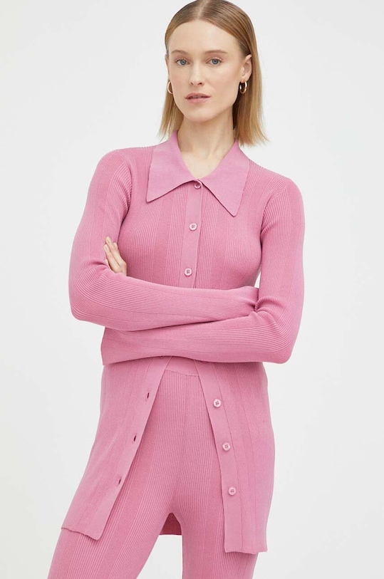 Remain kardigan pozostałe fioletowy 500541512