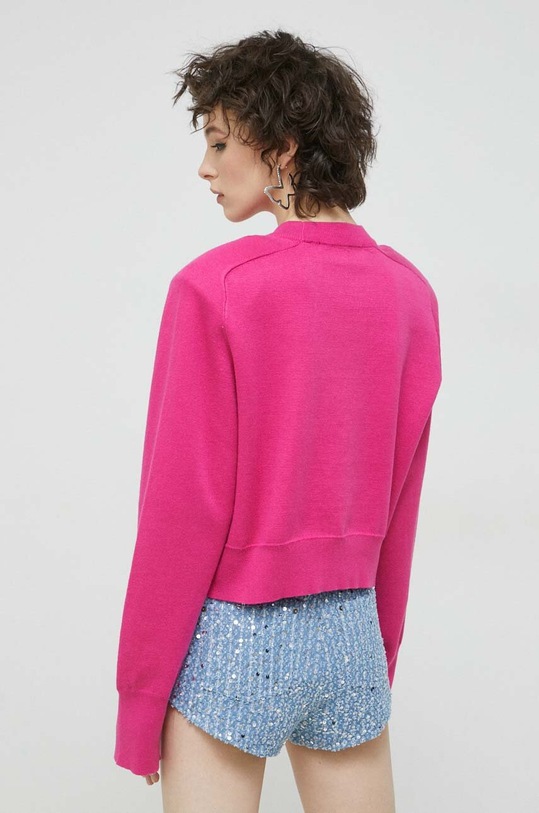 Odzież Rotate sweter z domieszką kaszmiru 1001151979 różowy
