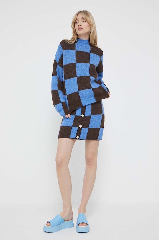 Stine Goya sweter z domieszką wełny SG4813 multicolor SS23