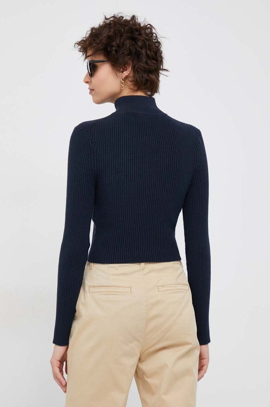 Одяг Светр з домішкою вовни Lyle & Scott KNW1801V.Z271 темно-синій