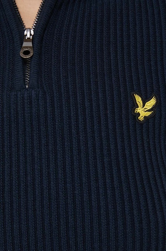 Светр з домішкою вовни Lyle & Scott KNW1801V.Z271 темно-синій