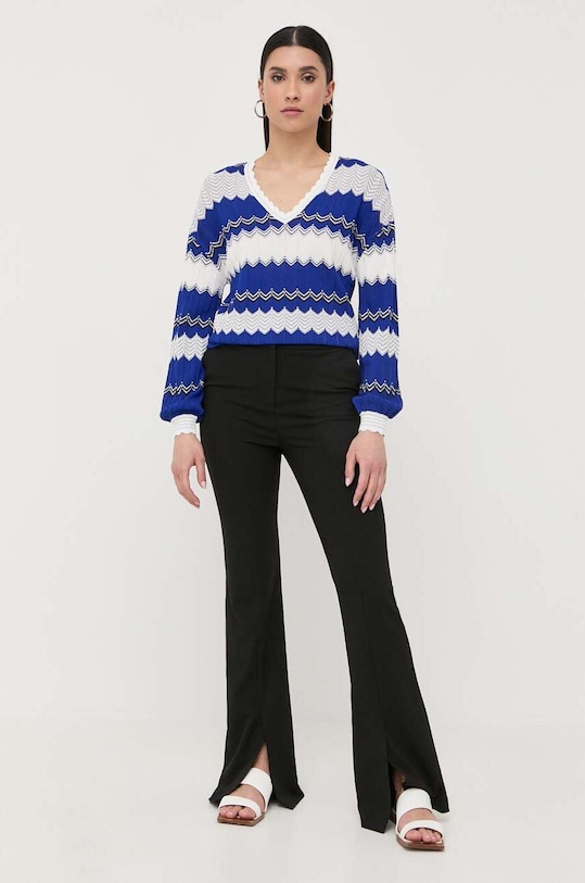 Morgan sweter MIX.BLEU.ROYAL niebieski SS23