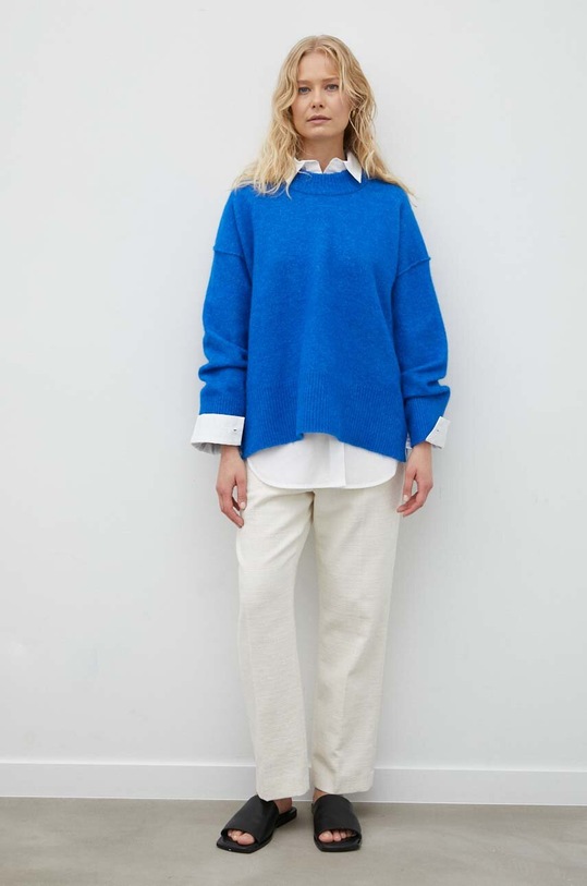 Vlněný svetr Day Birger et Mikkelsen DAY65242464 námořnická modř SS23