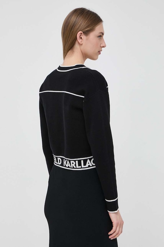 Îmbrăcăminte Karl Lagerfeld cardigan din amestec de lana 231W2011 negru