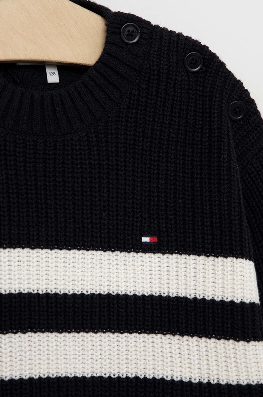 Fete Tommy Hilfiger pulover copii KG0KG07078.PPYX negru