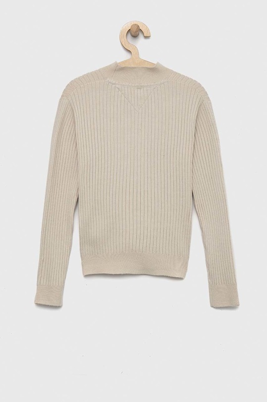 Παιδικό πουλόβερ Tommy Hilfiger KG0KG07075.PPYX μπεζ SS23