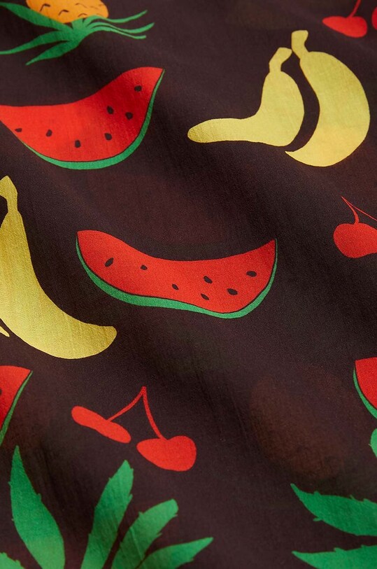 Mini Rodini kardigan bawełniany dziecięcy brązowy 2322012116