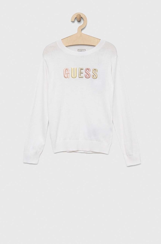 Guess sweter dziecięcy aplikacja biały K3GR00.Z36I0.PPYX