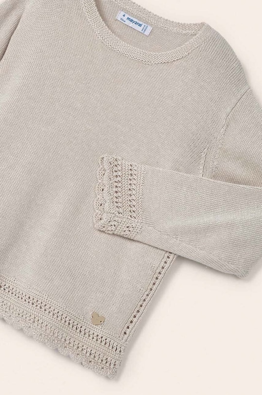 DÍVKA Dětský svetr Mayoral 3344.6B.MINI béžová