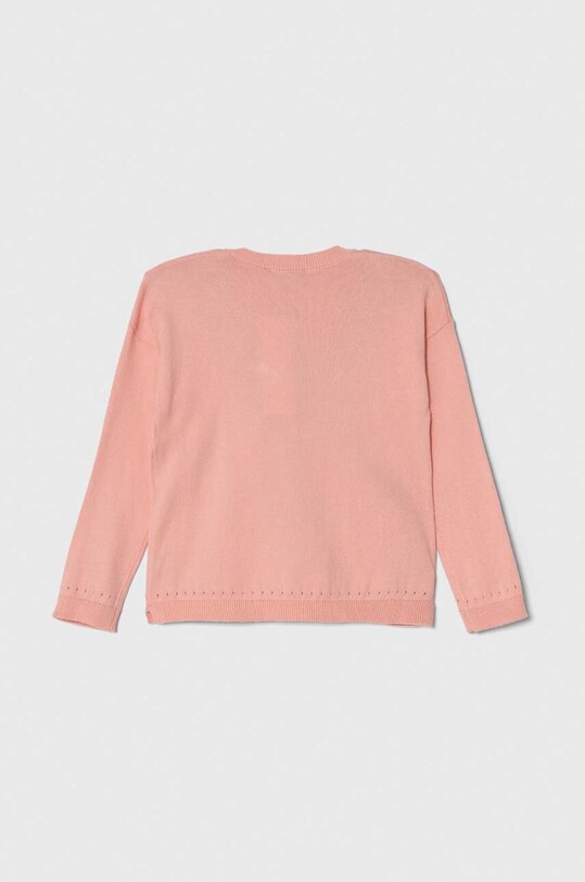 Дитячий кардиган United Colors of Benetton 1194G5007.P.SEASONAL рожевий SS24