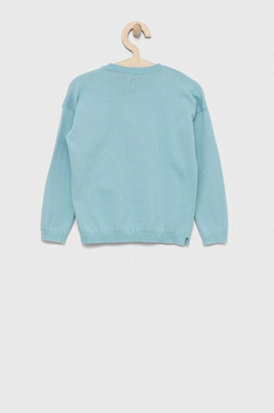 Detský sveter United Colors of Benetton 1194G5007.P.SEASONAL tyrkysová SS24