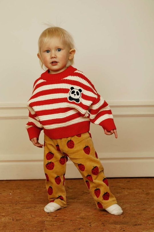 Detský bavlnený sveter Mini Rodini 2312010342 viacfarebná