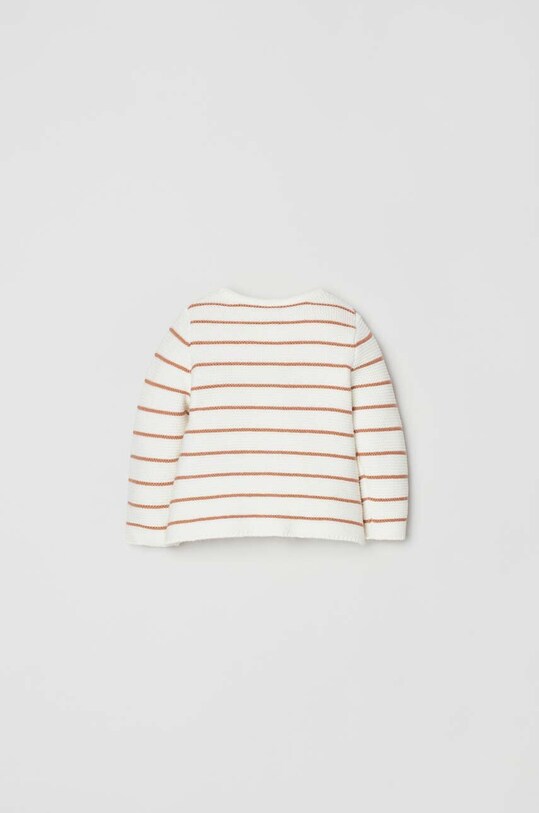 OVS kardigan bawełniany niemowlęcy 1743863.Newborn brązowy SS23