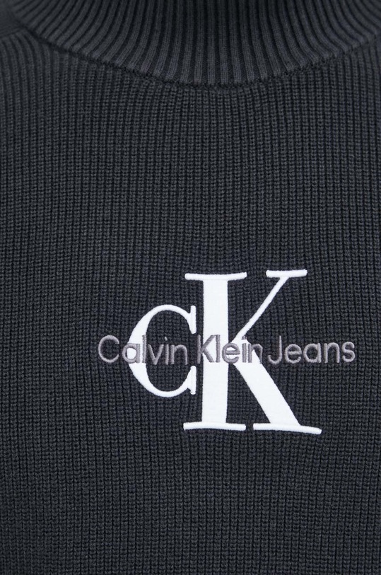 Calvin Klein Jeans sweter bawełniany J30J322460.PPYX czarny