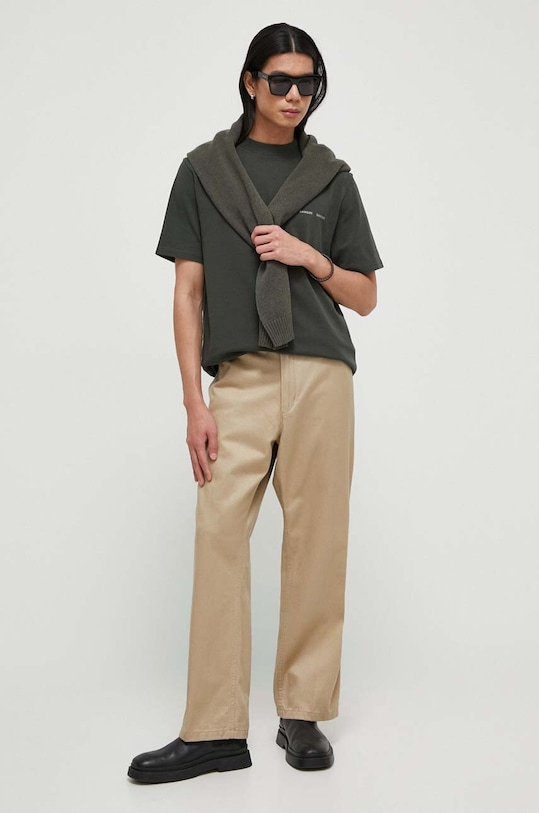 Samsoe Samsoe pulover de lână M20500076 verde SS25