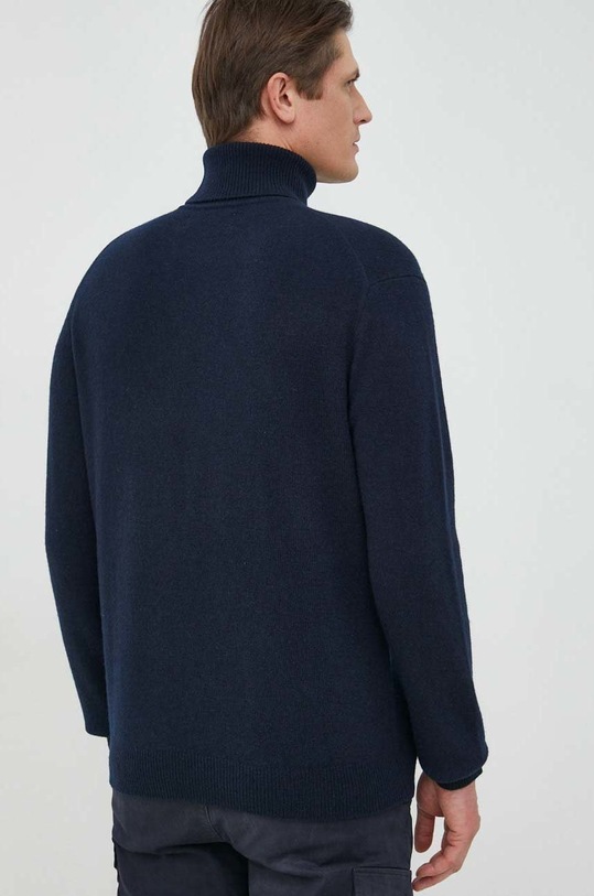 Odzież Samsoe Samsoe sweter wełniany M20400010 granatowy