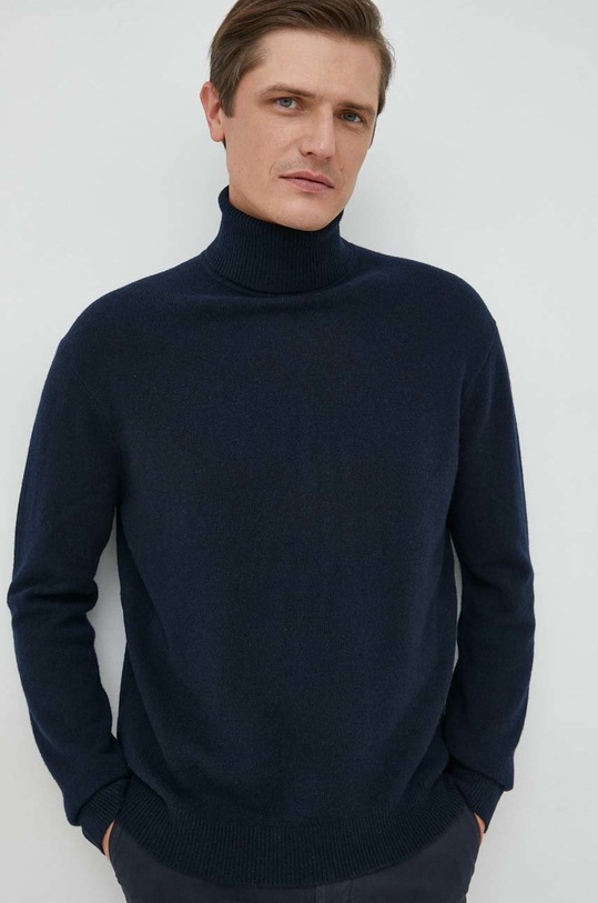 Samsoe Samsoe sweter wełniany granatowy M20400010