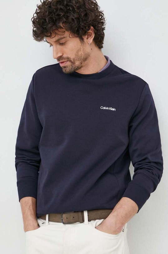 Mikina Calvin Klein tmavomodrá K10K109926.PPYX