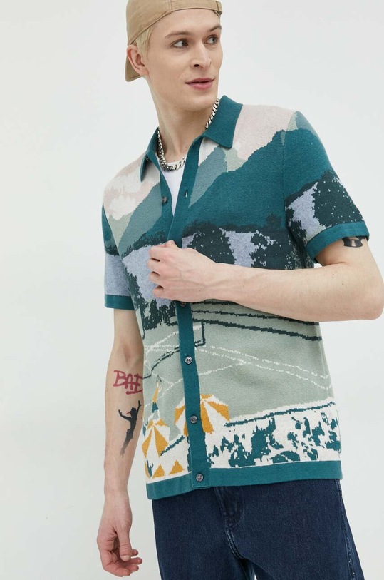 Abercrombie & Fitch kardigan pozostałe zielony KI120.3038.308