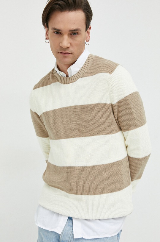 Hollister Co. pulover grosime medie bej KI320.3001.404
