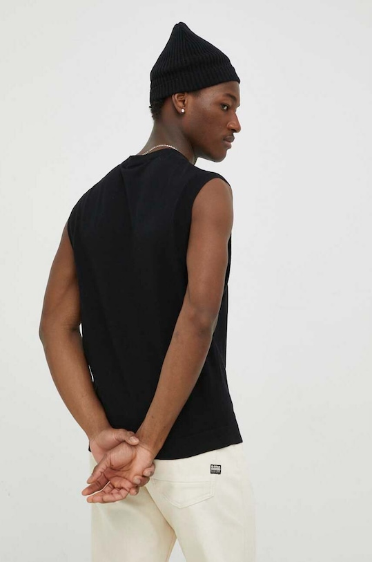 Oblečení Bavlněná vesta Drykorn 48842.420052.1000 černá