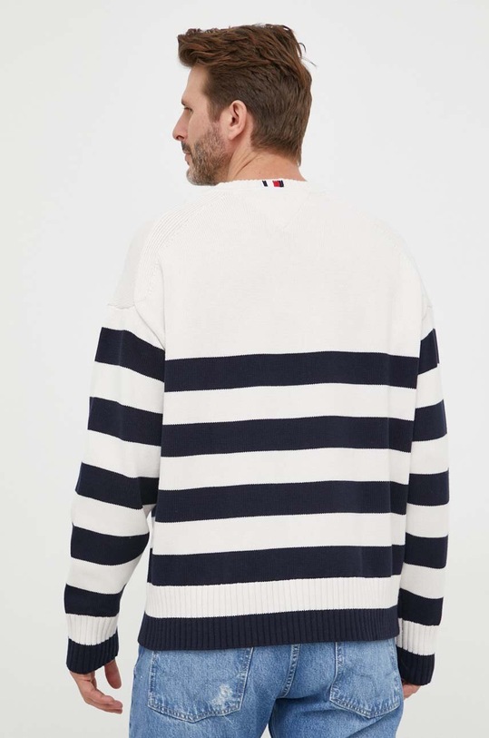 Odzież Tommy Hilfiger sweter bawełniany MW0MW31007.PPYX beżowy